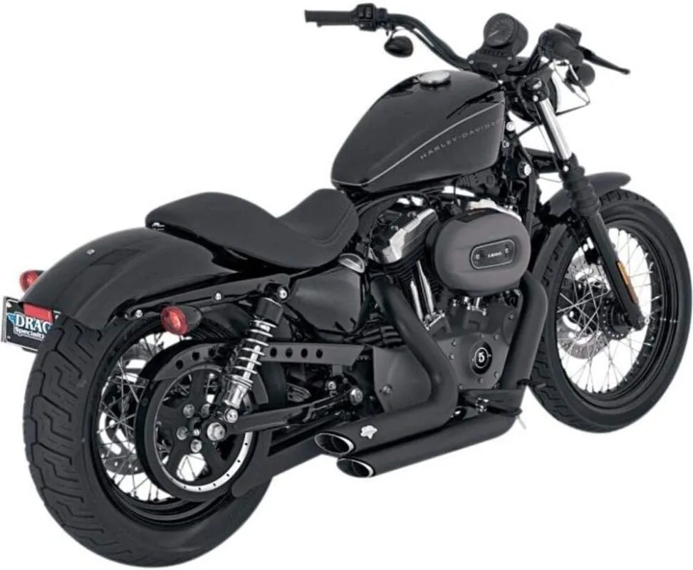 Harley Fatboy motorcycle exhaust upgrade for deep cruiser sound