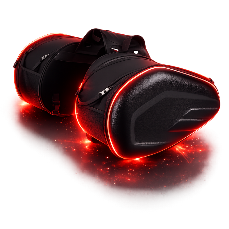 58L Motorcycle Rear Side Bags Waterproof Panniers FOR MOTORCYCLE