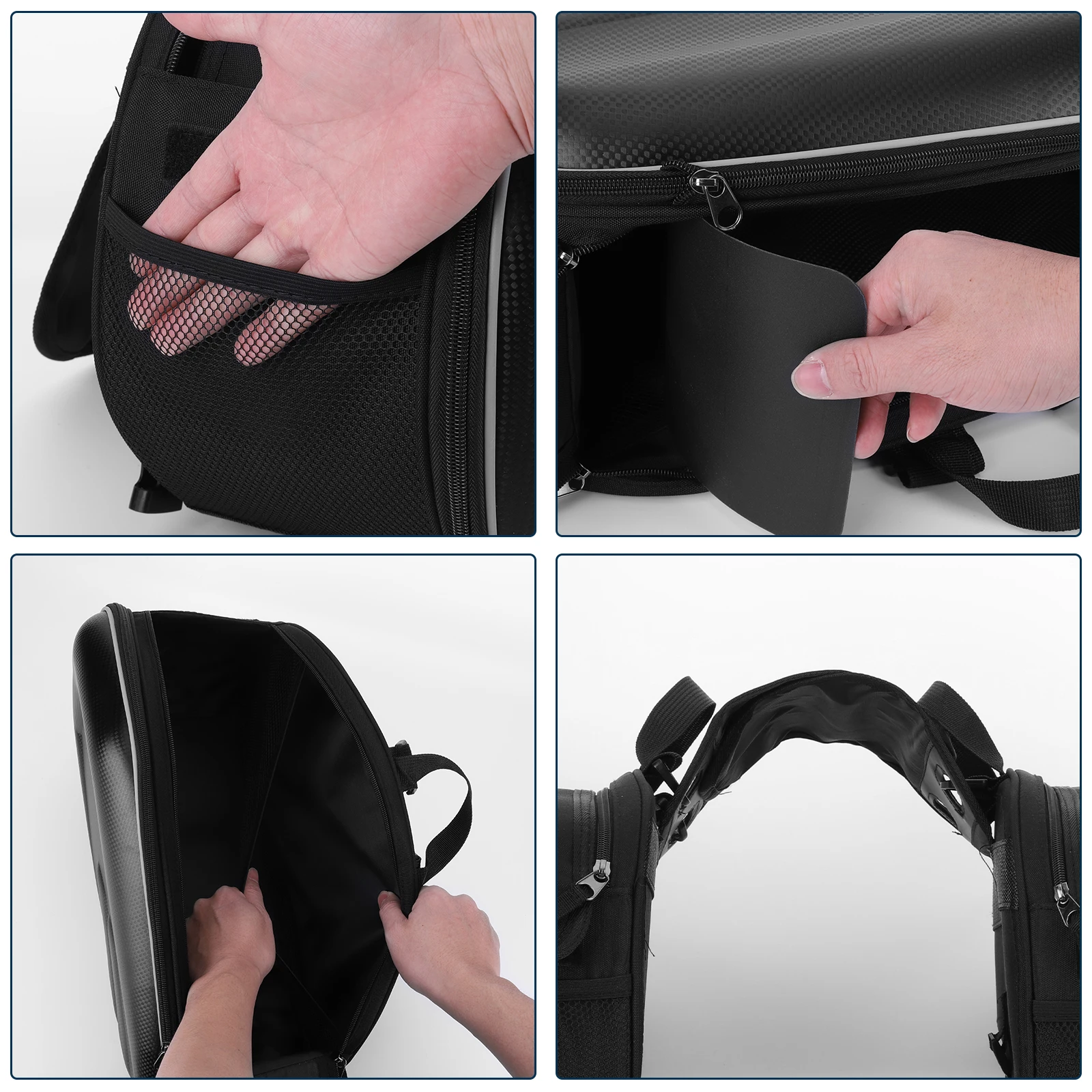 Motorcycle pannier rain protection FOR MOTORCYCLE