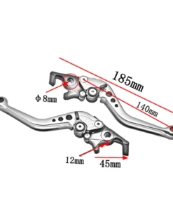 CNC Aluminum Disc Brake Lever Set (Front + Rear) FOR MOTORCYCLECNC Aluminum Disc Brake Lever Set (Front + Rear) FOR MOTORCYCLE