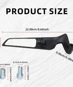 Motorcycle Blade Wing Rearview Mirrors FOR MOTORCYCLE