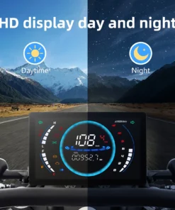 Waterproof Motorcycle Digital Speedometer 7 inch + Digital Odometer FOR MOTORCYCLE - model s78