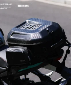 Rhinowalk Motorcycle Back Seat Bag Bag 23L-35L Expandable Waterproof Inner Bag EVA Hardshell Backpack Tail Luggage Rider Case