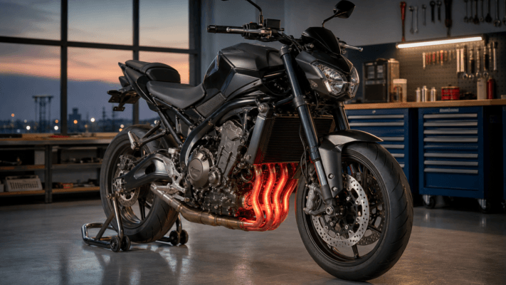 Motorcycle exhaust glowing red causes and diagnosis guide