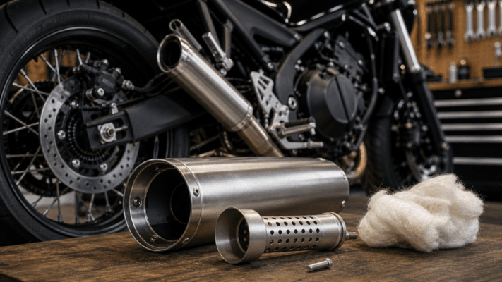 How to make a motorcycle exhaust quieter guide
