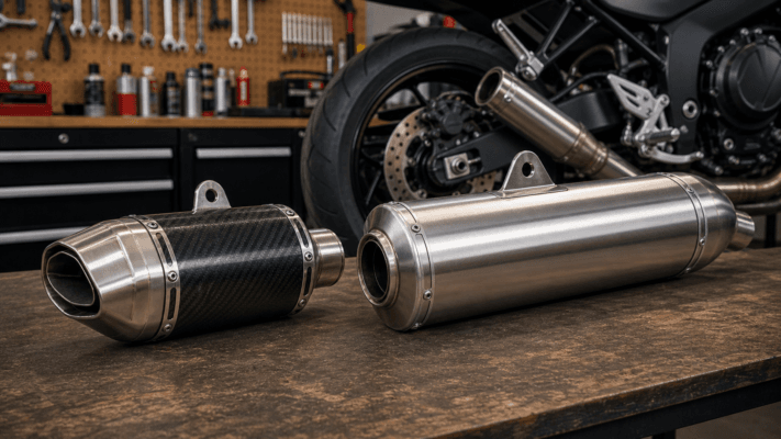 Short vs long motorcycle exhaust comparison guide